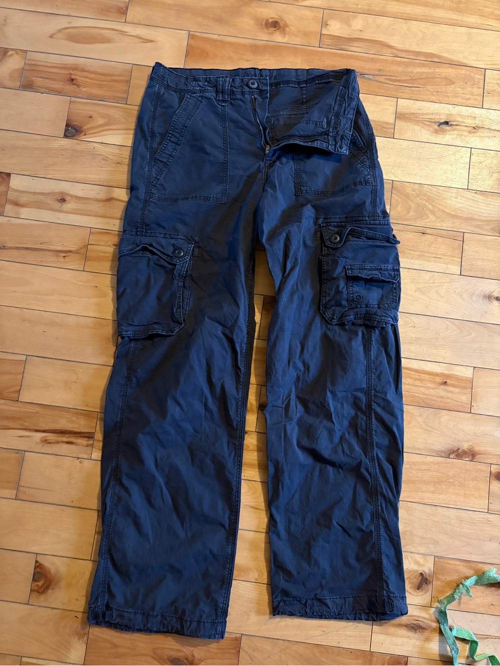 American Eagle Outfitters Dark Navy Cargo Trousers